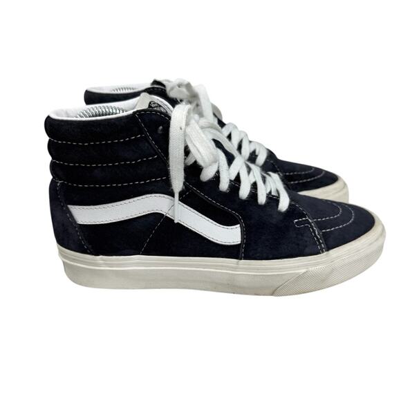 VANS Unisex Sk8 Hi Heiq Eco Dry Dupont Water Repellent Blue  Sneakers M5.5 W 7 - Picture 1 of 15